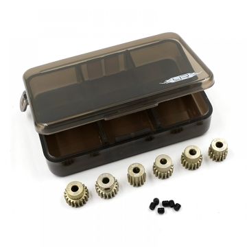 Yeah Racing Aluminium Hard Pinion Gear Set, 48DP - 15,16,17,18,19,20, Teeth (MG-48015-020)