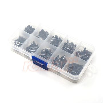 Yeah Racing 12.9 Grade Carbon Steel Screw Assorted Set (200pcs) with FREE Mini Box (SSS-200)