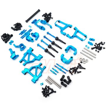 Yeah Racing Aluminum Long-Span Suspension Arms And Knuckles Performance Upgrade Kit For Tamiya MF01X (TAMC-S07BU)