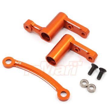 Yeah Racing Aluminium Ball Bearing Steering Arm Set For HPI RS4 Sport3 Orange (RSS3-007OR)