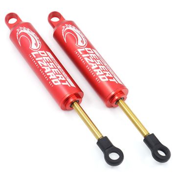 Yeah Racing 120mm Desert Lizard Two Stage Internal Spring Damper Pair Red (DDL-120RD)