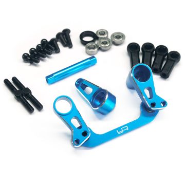 Yeah Racing Aluminum Bearing Supported Steering Rack Blue For Tamiya CC-01 (TACC-001BU)