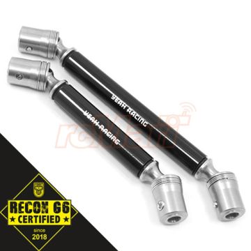 Yeah Racing Stainless Steel Front & Rear Centre Shaft Set Black (Ver.2) Fits TRX-4 TRX-6 (TRX4-015BK)