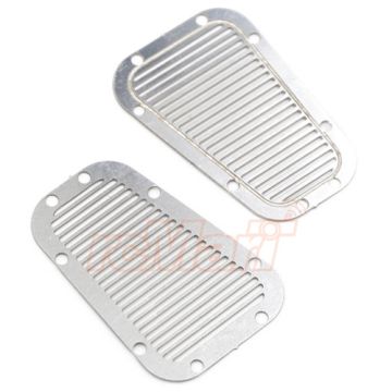 Yeah Racing Stainless Steel Front Hood Vent Plate Fits TRX-4 (TRX4-021)
