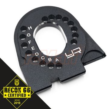 Yeah Racing Aluminium Motor Mount Black TRX-4 G6 Certified (TRX4-014BK)