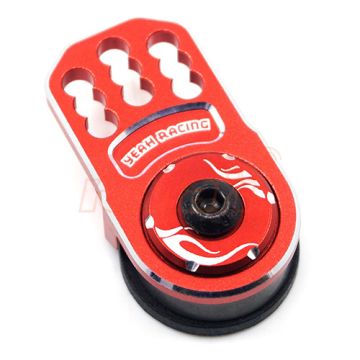 Yeah Racing Aluminium Plate Servo Saver Red (YA-0557RD)