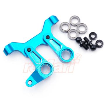 Yeah Racing Aluminium Ball Bearing Steering Set Tamiya M07 - Blue (TAMC-035BU)