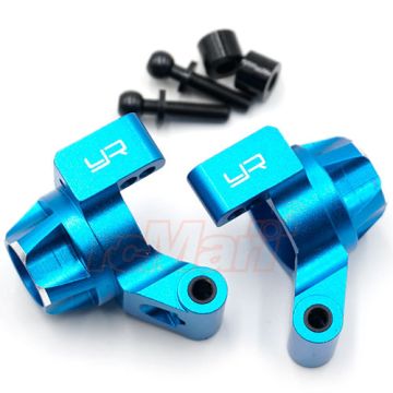 Yeah Racing Aluminium Rear Hub 3 Degrees Toe-In Tamiya M07 - Blue (TAMC-031BU)