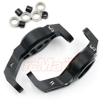 Yeah Racing Aluminium Bearing Supported C Hubs 2 Pcs TRX-4 TRX-6 Black (TRX4-001BK)