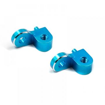 Yeah Racing Aluminum Rear Upper Damper Mount Blue for Tamiya CC-01 (TACC-011BU)
