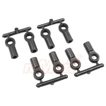 Yeah Racing Plastic Ball End 4.8x13mm 8pcs (YA-0553)