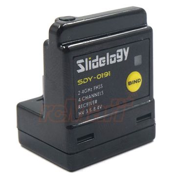 Slidelogy 2.4GHz 4-Channel FHSS-4/FHSS-3 Receiver Sanwa M11X,M12,M17,M12S,M12S-RS,EXZES Z,EXZES ZZ,MT-4S,MT-4,MT-44,MT-S (SDY-0191)