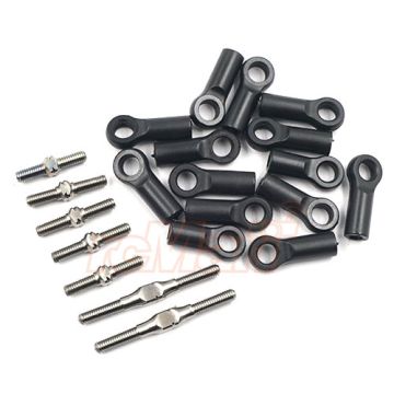 Yeah Racing 64 Titanium Tie Rod Turnbuckle Set Tamiya M08 (TAMC-082)