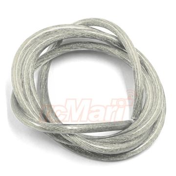 Yeah Racing 12AWG Transparent Wire 1m Silver (WPT-0137SV)