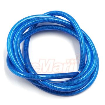 Yeah Racing 12AWG Transparent Wire 1m Blue (WPT-0137BU)