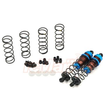Yeah Racing Aluminum Big Bore Go 80mm Damper Set 2pcs for 1/10 RC Off Road Buggy - Blue (BBG-0080BU)