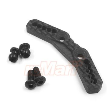 Yeah Racing Graphite Front Damper Stay for Tamiya M08 (TAMC-070)