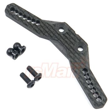 Yeah Racing Graphite Rear Damper Stay for Tamiya M08 (TAMC-071)