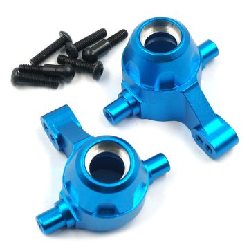 Yeah Racing Aluminum Front Steering Knuckle Set For Tamiya TT-01/ TT-01E Blue (TATT-037BU)