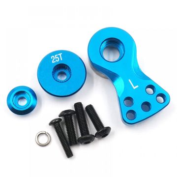 Xtra Speed Aluminum 25T Servo Saver Upgrade Parts For Tamiya TT02B (XS-TA29035BU)