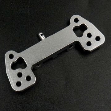 Xtra Speed Aluminum Front Shock Mount Silver For Tamiya Top Force / Evo 2021 (XS-TA29036)