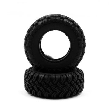 Yeah Racing 1.0" Rock Medium Soft Micro Tire w/ Foam 2pcs 1/24 RC