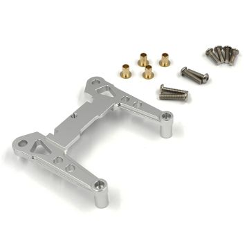 Xtra Speed Aluminum Front Shock Mount A4 Silver Tamiya DF01 Manta Ray (XS-TA29071)