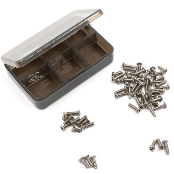 Yeah Racing Titanium Screw Assorted Set w/Box For Tamiya TT-02B (TSAS-0004)