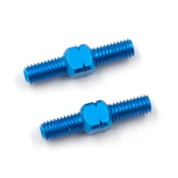 Slidelogy Aluminum Turnbuckle M3 x 36mm 2pcs - Blue (SDY-0282B)
