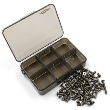 Yeah Racing Titanium Screw Assorted Set w/Box For Xray X4 2023 (TSAS-0011)