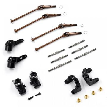 Yeah Racing Aluminium Essential Conversion Kit Black Kyosho Optima Mid (KYOP-S02BK)