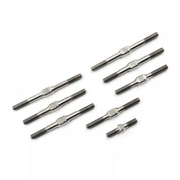 Yeah Racing 64 Titanium Turnbuckle Set (7pcs) For Tamiya Top Force (TATF-002SV)