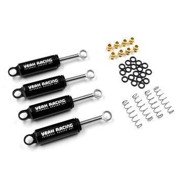 Yeah Racing Aluminium Internal Shocks Set Traxxas TRX-4M (TR4M-025BK)
