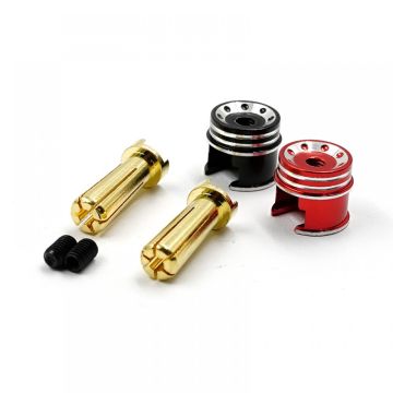 Yeah Racing Aluminum Grips 5mm Bullet Plug (WPT-0160)