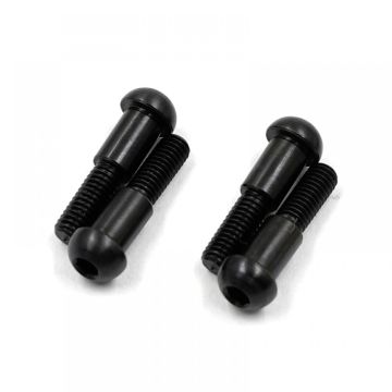 Yeah Racing G45 Steel King Pins 4pcs Tamiya TT02B/WR02 (TAWR-032BK)