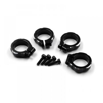 Yeah Racing Aluminium Shock Clamp 4pcs Tamiya BBX (BB-01) (TABB-012BK)
