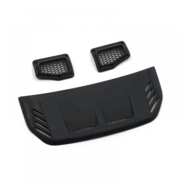 Yeah Racing Plastic Engine Cover & Hood Side Air Intake Grille Traxxas TRX-4M Bronco (TR4M-034BK)