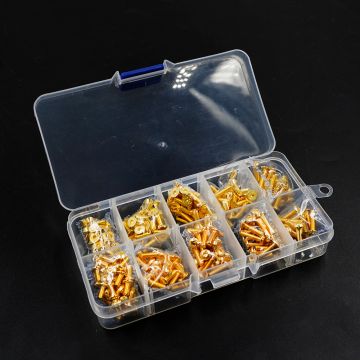 Yeah Racing 12.9 12.9 Grade Steel Gold Coated Screws Assorted Set (250pcs) w/Mini box (SSS-250)