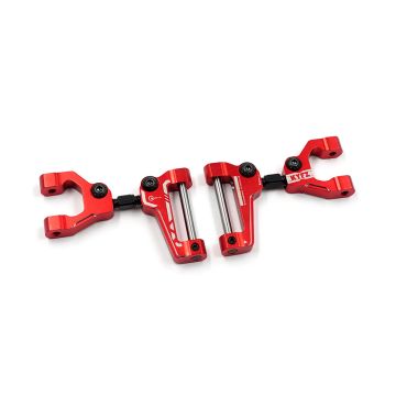 Yeah Racing Aluminum Front Upper Arms Set For Kyosho 1:10 Fazer Mk2 (KYFZ-004RD)