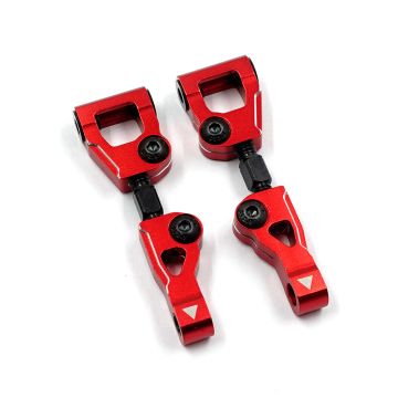 Yeah Racing Aluminum Rear Upper Arms Set For Kyosho 1:10 Fazer Mk2 (KYFZ-005RD)