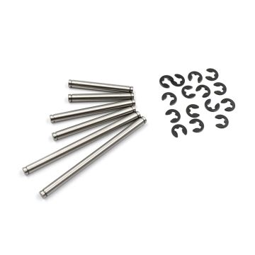 Xtra Speed Stainless Steel Arm Shaft Set Tamiya Top Force / Evo (XS-TA29173)