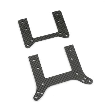 Yeah Racing Graphite Front & Rear Shock Tower Yokomo 870C Super Dog Fighter YZ10 2023 (YKDF-003BK)