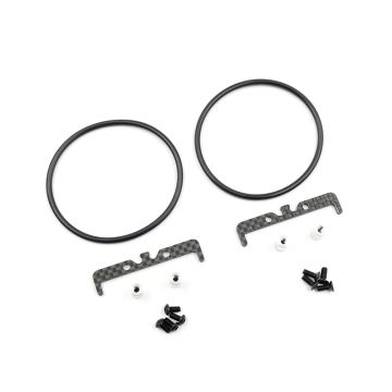 Yeah Racing Graphite Battery Holder For Yokomo 870C Super Dog Fighter YZ10 2023 (YKDF-005BK)