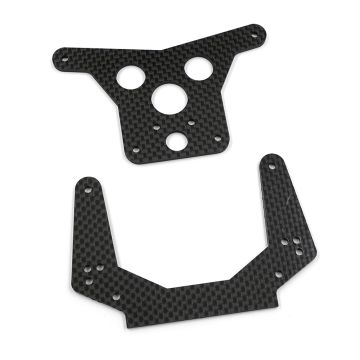 Yeah Racing Graphite Front & Rear Shock Tower For Team Associated RC10 (TARC-007BK)