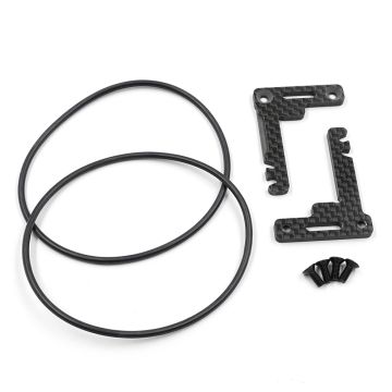 Yeah Racing Graphite Short Battery Holder Set For Tamiya TT02 (TATT-086BK)