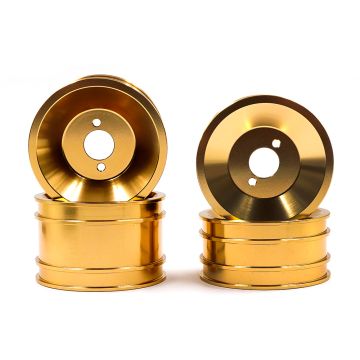 Yeah Racing Aluminum CNC Rim Set For Yokomo 870C Super Dog Fighter 2023 YZ10 (WL-0181GD)