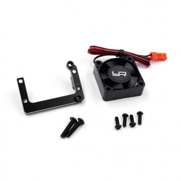 Yeah Racing Aluminium Center Cap Holder w/YA-0180 Tornado Fan For Yokomo 870C Super Dog Fighter (YKDF-010BK)