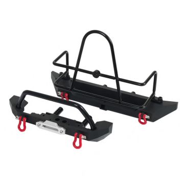Absima 1:10 Metal Bumper F/R With Tire Rack  (AB2320121)