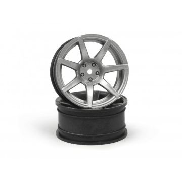 HPI Racing 7Twenty Style55 Wheel Gunmetal (6mm Offset) (HP120225)
