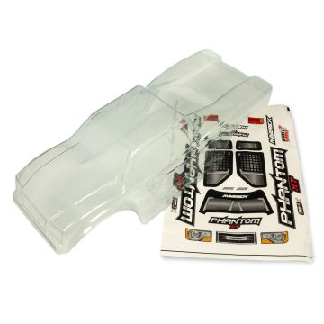 Maverick Clear Lexan Phantom Truck Body - W/ Decal Sheet (MV150047)